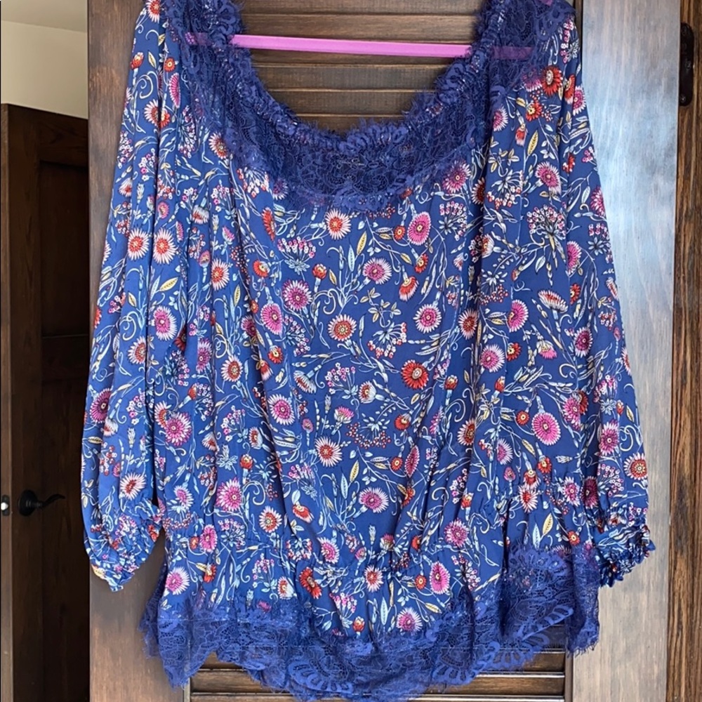 Jessica Simpson Off The Shoulder Lace Top size 2X